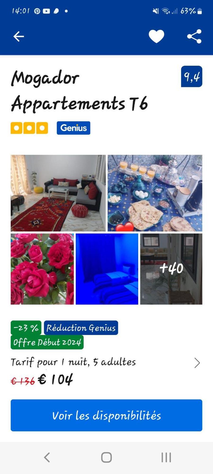אסאוירה Mogador Appartements T6 מראה חיצוני תמונה